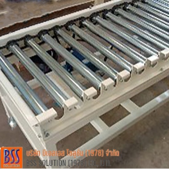 ระบบลำเลียงแบบลูกกลิ้ง (Roller Conveyor) - ออกแบบติดตั้งสายพานลำเลียง conveyor